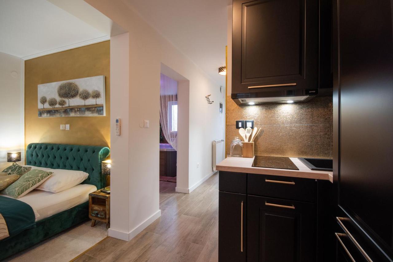 Wellness Studio D'Or - Exclusive New Apartment With Whirlpool, Sauna, Sunny Terrace, Private Parking โปเรช ภายนอก รูปภาพ